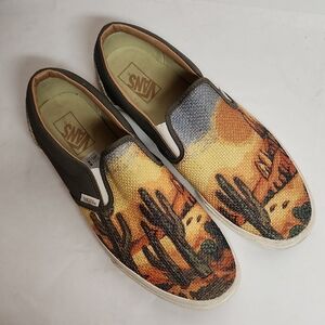 Vans Cactus Sunset Cali Tapestry Slip-On Shoes - Multicolor Mens Sz 12